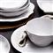 Forma Cloud Modern Classic White Stoneware Pasta Bowl