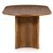 Paris Rustic Lodge Light Brown Acacia Wood Oval Dining Table - 94&quot;