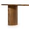 Paris Rustic Lodge Light Brown Acacia Wood Oval Dining Table - 94&quot;