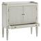 Ermin French Country Distressed White Mahogany Wood Sideboard