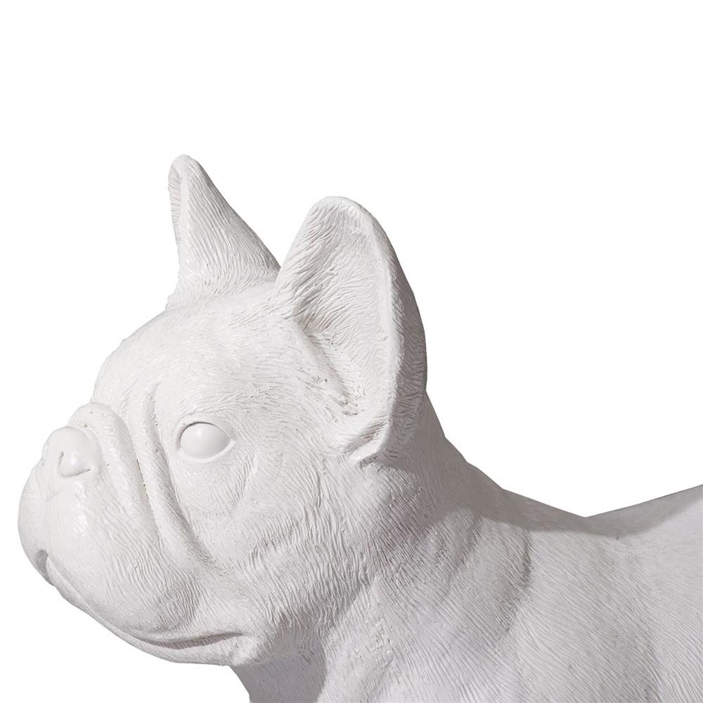 NENBOLEC Haan beeldje standbeeld dier decor moderne sculptuur polyresin kunst zilver 31 cm
