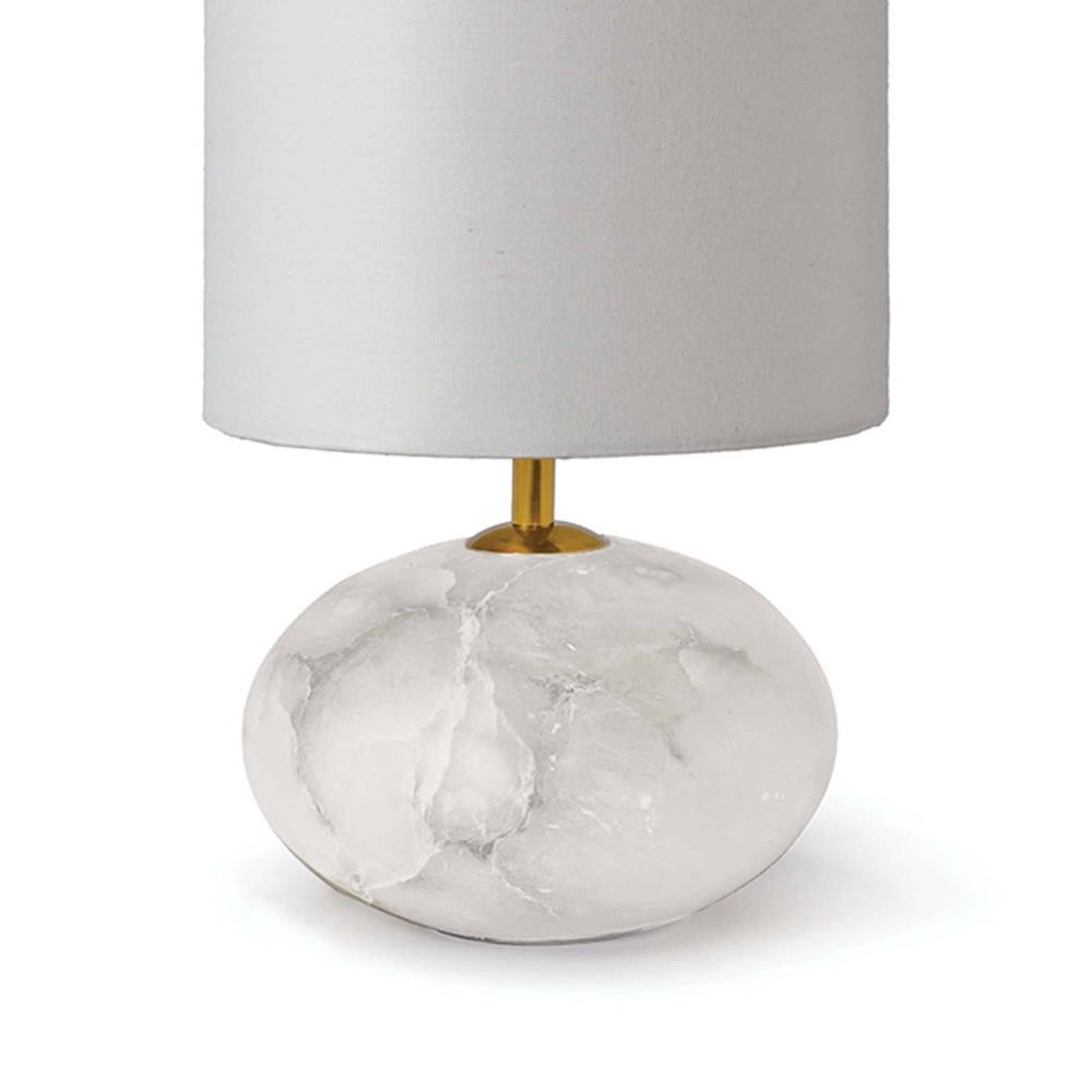 Modern Classic White Alabaster Table Lamp|