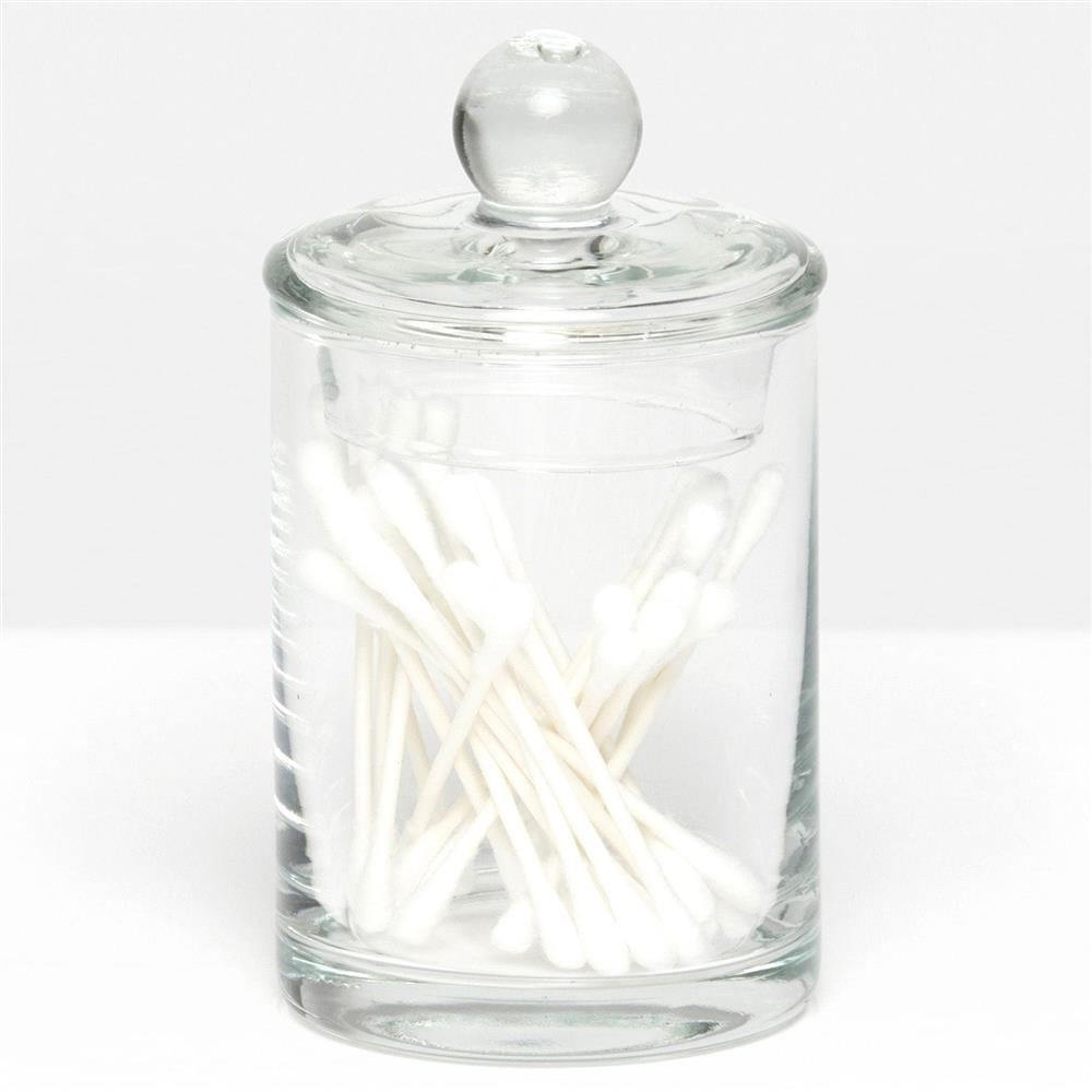 Pigeon and Poodle Darby Modern Classic Clear Glass Canister - Small|