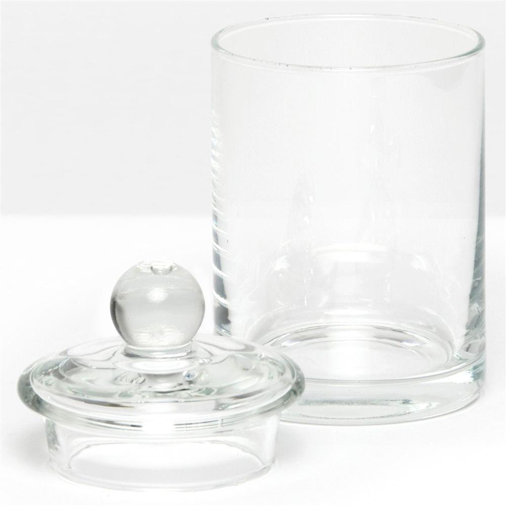 Pigeon and Poodle Darby Modern Classic Clear Glass Canister - Small|
