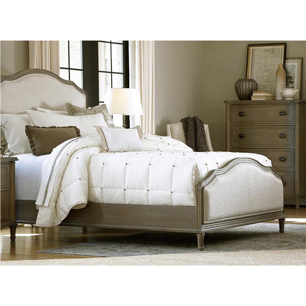 Katrina French Country Brown Wood 2 Drawer Nightstand|