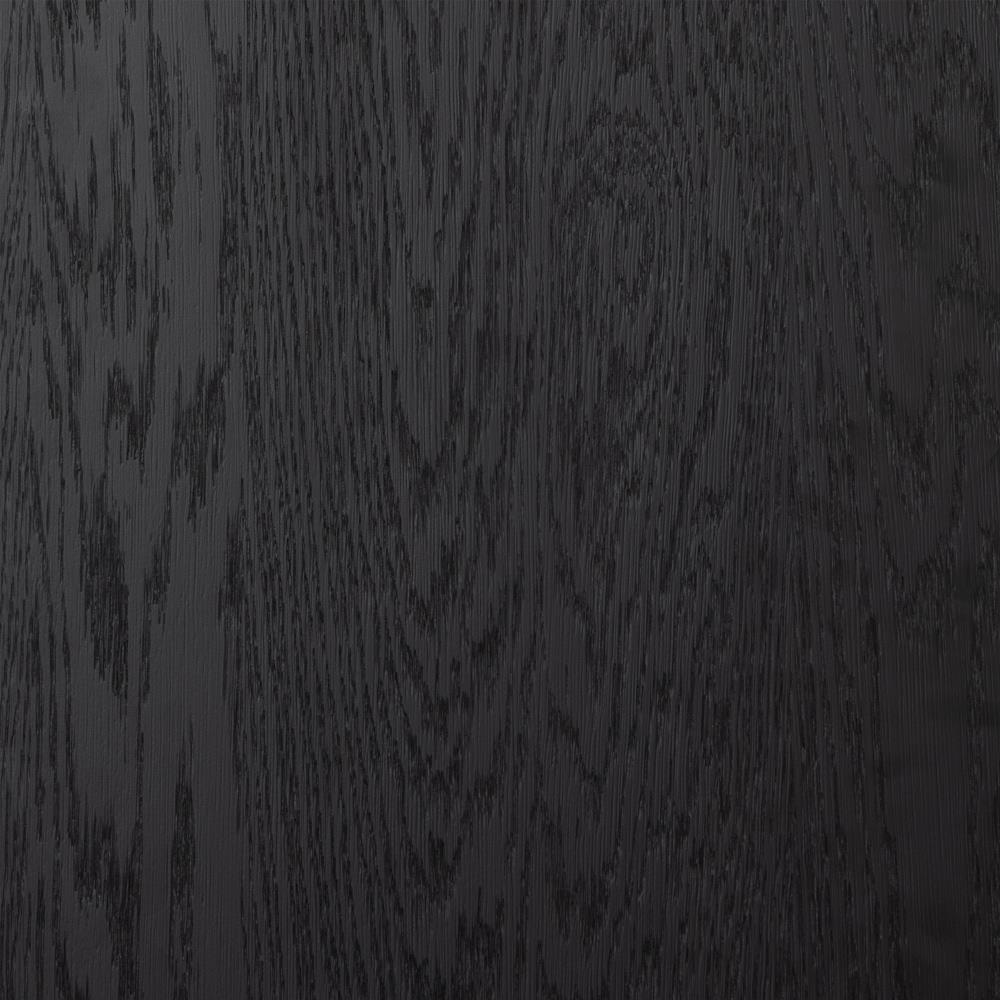 Clarence Rustic Lodge Black Oak Wood Clear Glass Door Large Display Case|