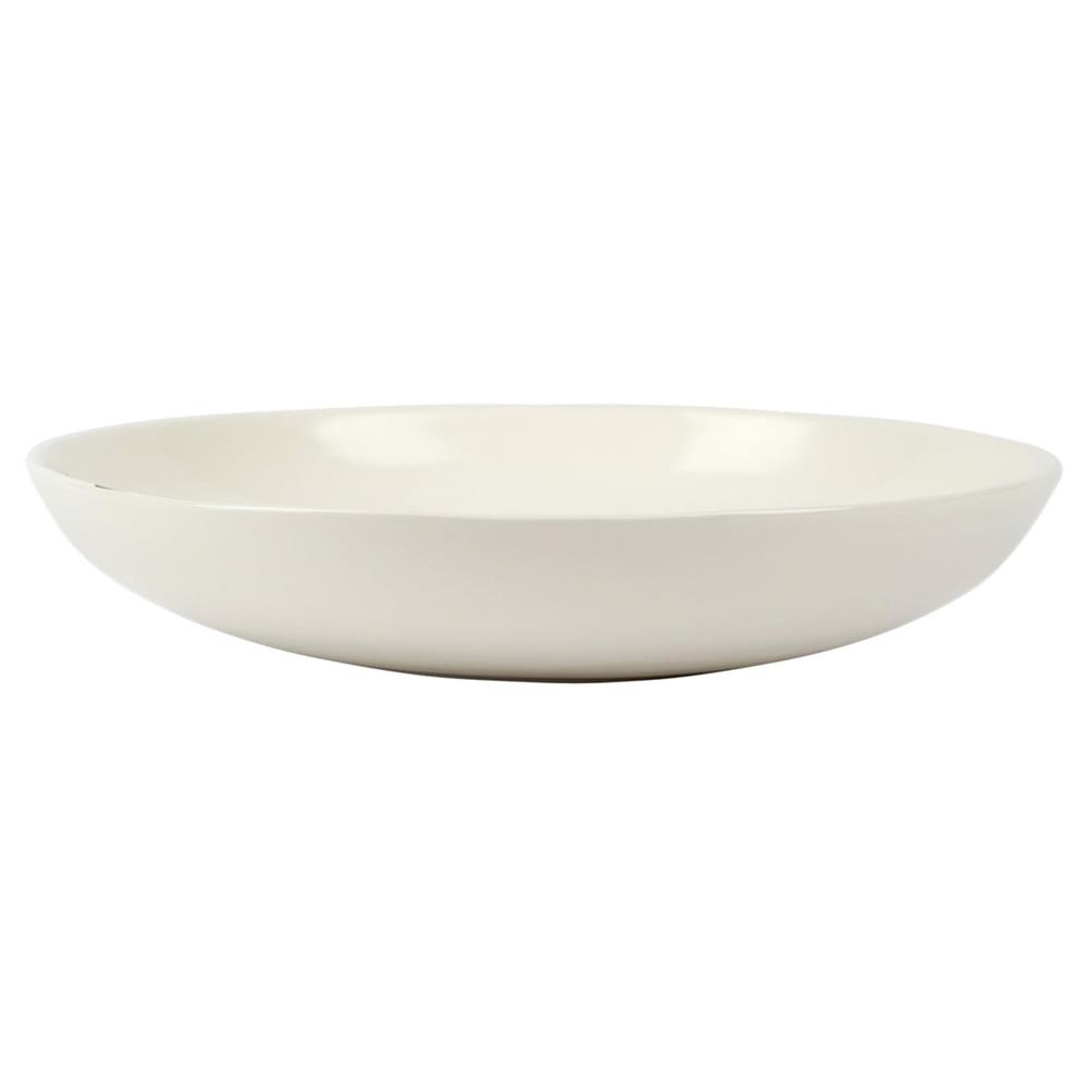Limoni Modern Classic White Stoneware Pasta Bowl|