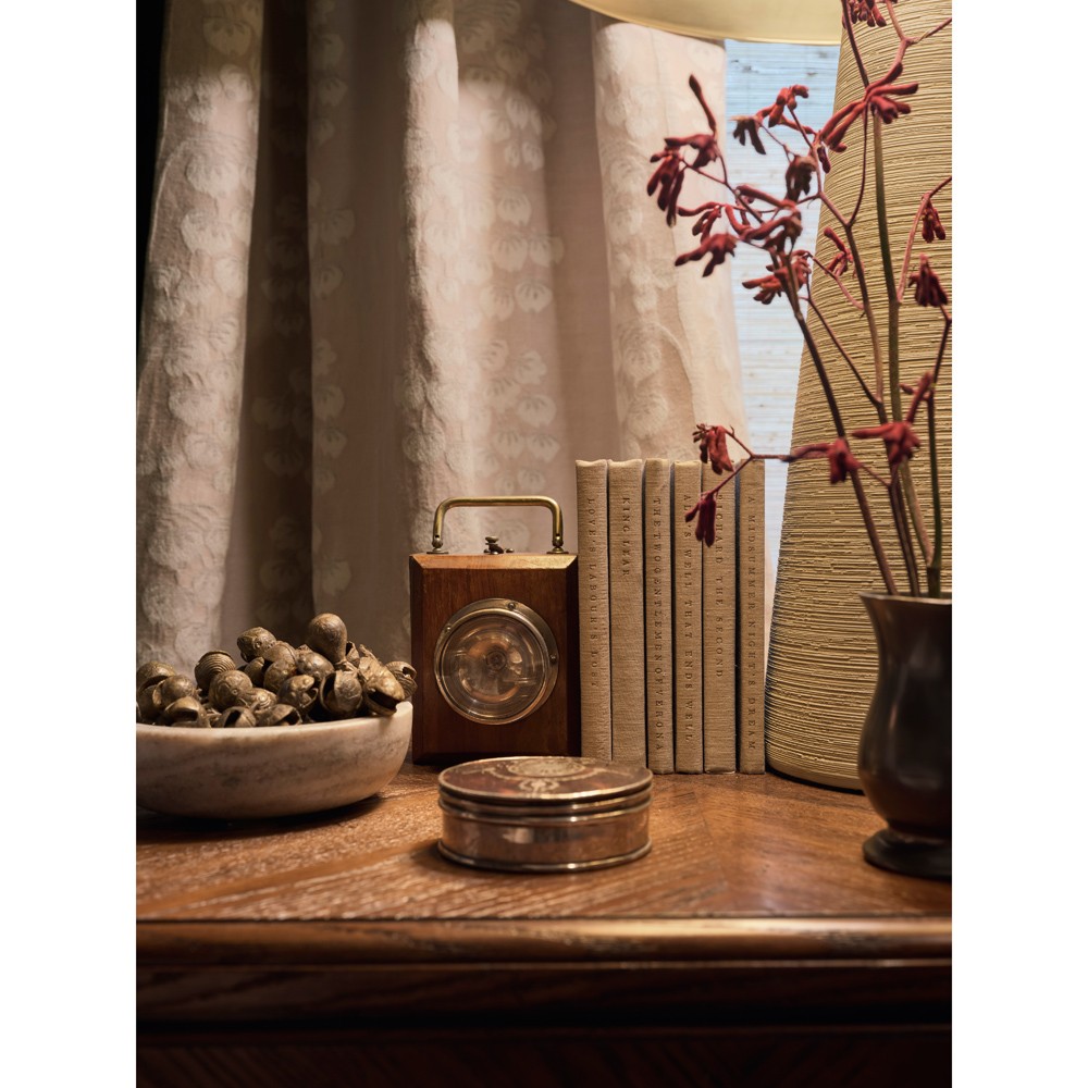 Rafiya Rustic Lodge Brown Marble Decorative Bowl - Small|