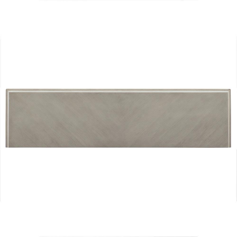 Alexa Modern Classic Grey Walnut Wood 6 Drawer Double Dresser|