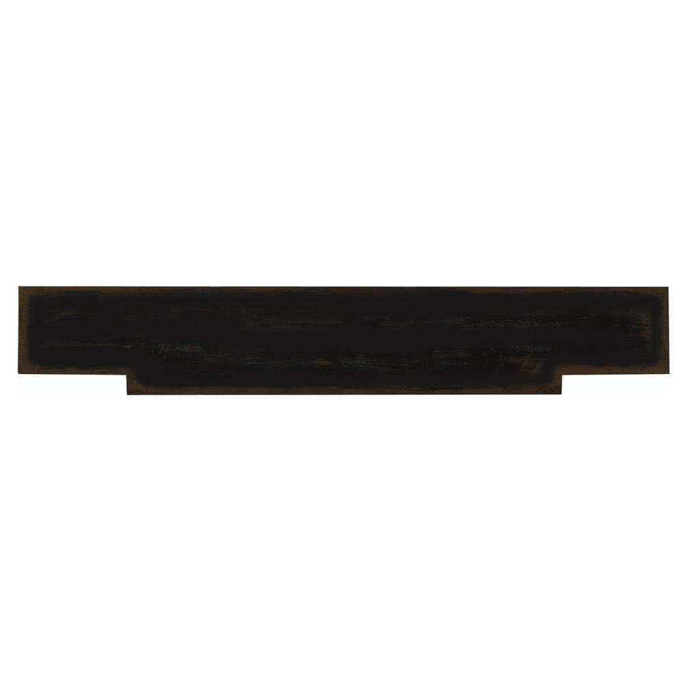 Albert Updated Traditional Black Distressed Oak Console Table|
