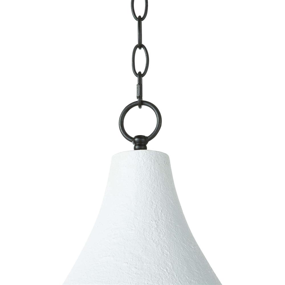 Billie French White Concrete Shade Pendant|