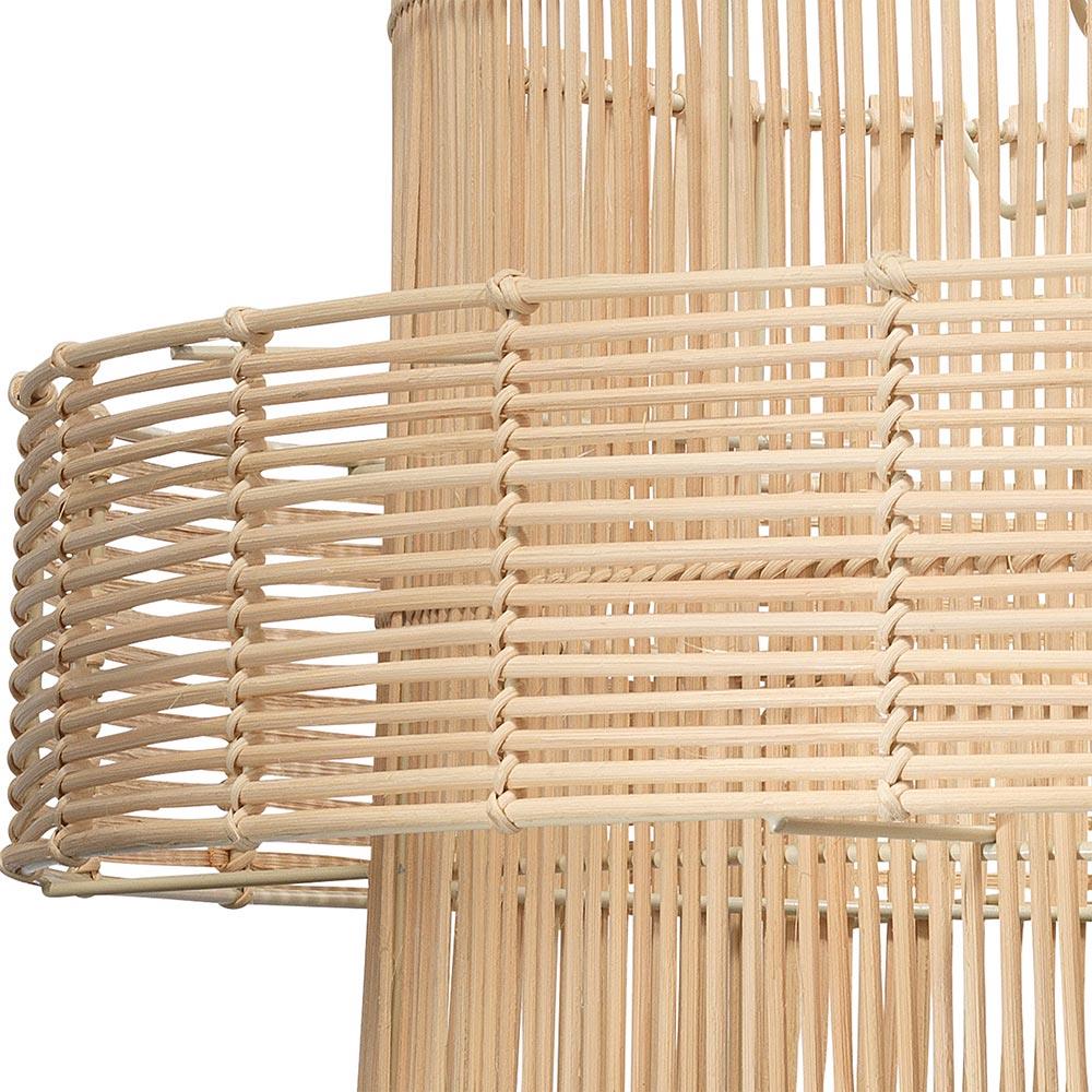 Chino Coastal Beach Natural Rattan Single Pendant|