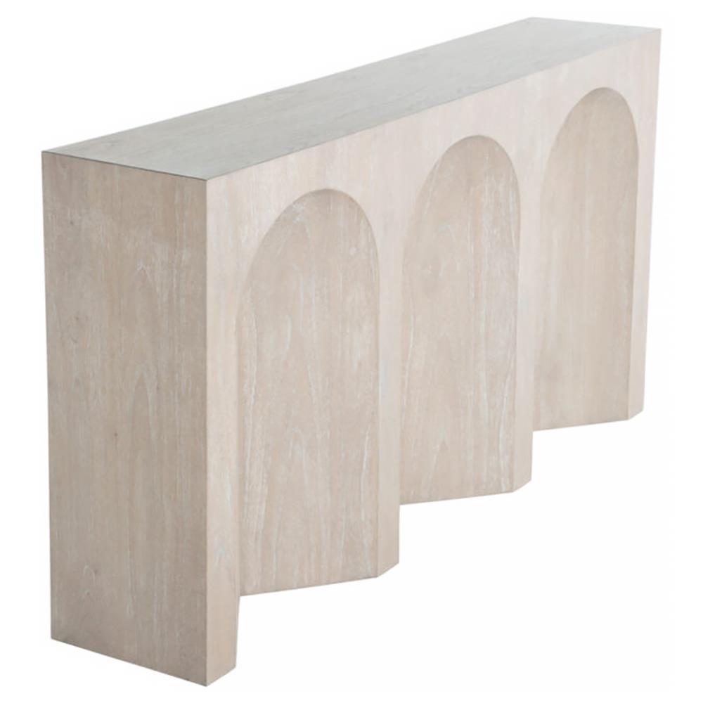 Arlee Modern Classic Beige Wood Console Table|