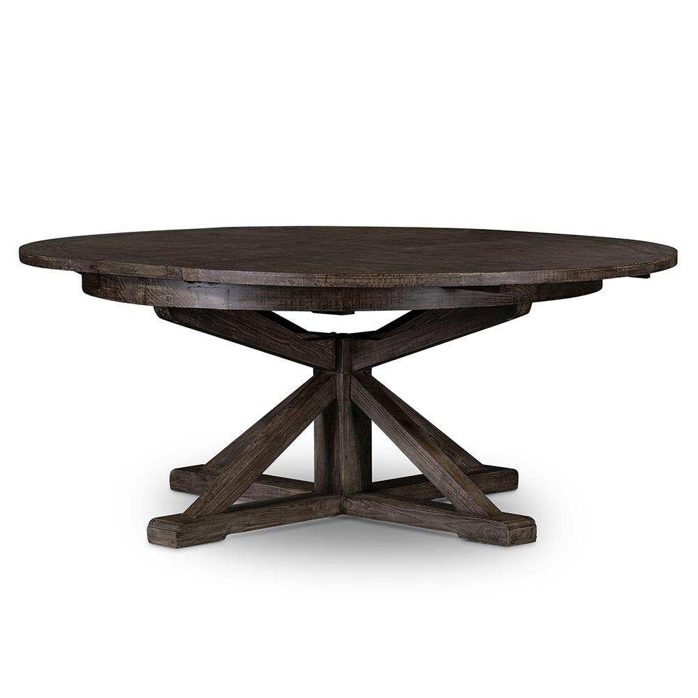 Vania Rustic Lodge Dark Brown Reclaimed Wood Dining Collection|