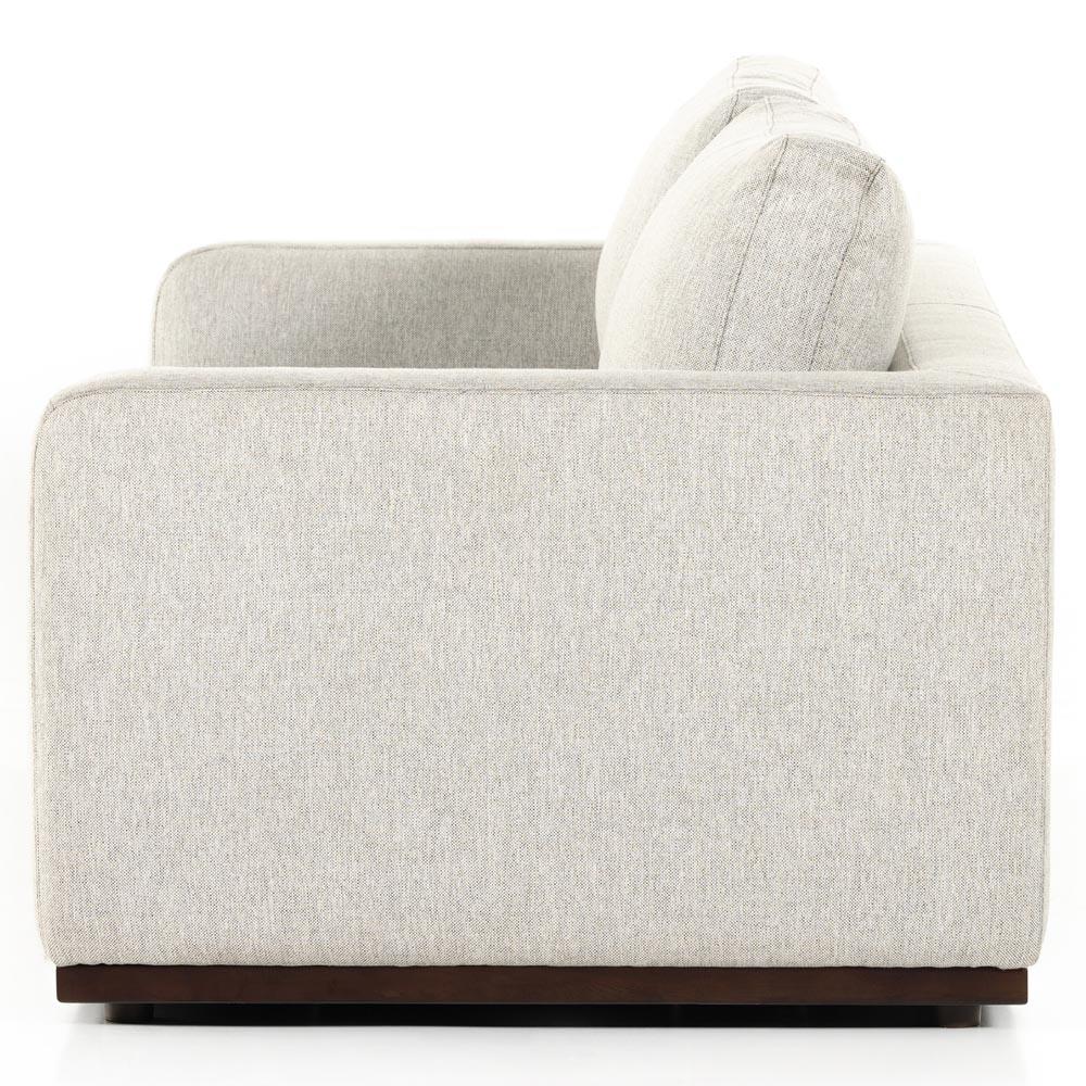 Stanley Rustic Lodge Light Grey Upholstered Sleeper Sofa - 89"|