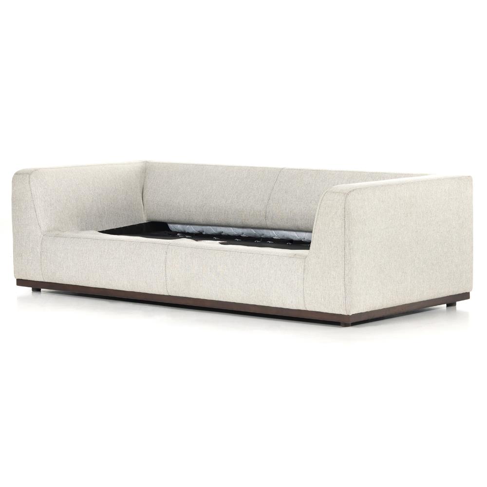 Stanley Rustic Lodge Light Grey Upholstered Sleeper Sofa - 89"|