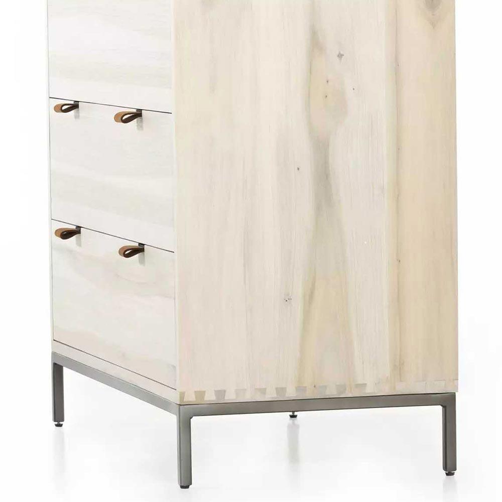 Four Hands Trey 5 Drawer Dresser, Dove Poplar