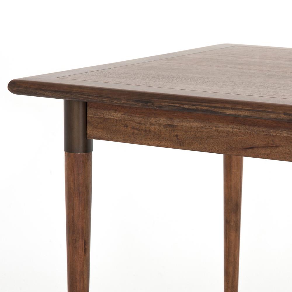 Hayden Modern Brown Acacia Wood Rectangular Extendable Dining Table - 84-104"|