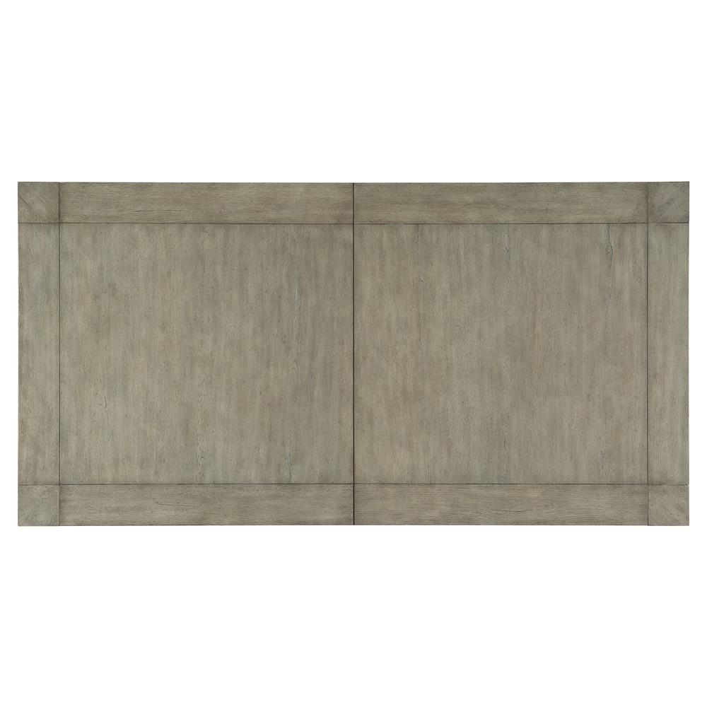 Luca Rustic Lodge Oak Wood Rectangular Extendable Dining Table - 82.25-106.25"W|