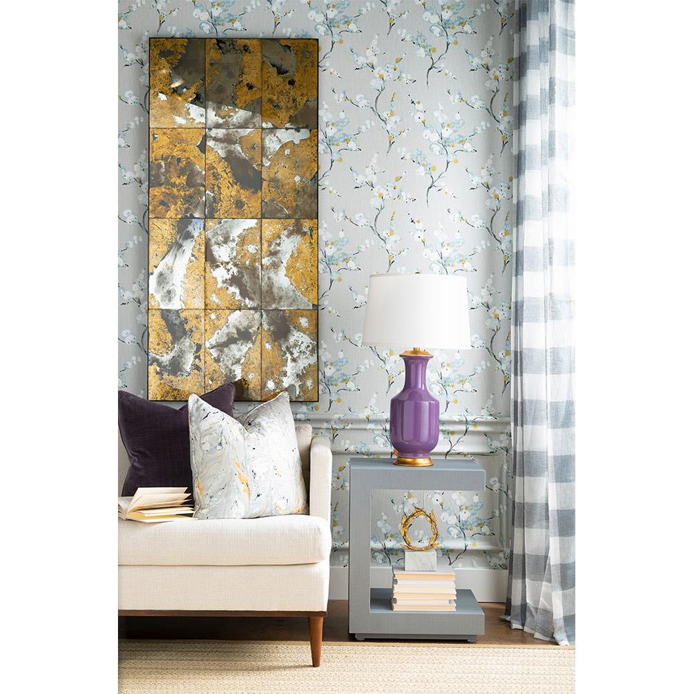 Apollo Regency Gold Leaf Iron White Marble Base Sculpture|