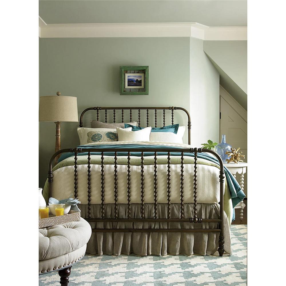 Sylvie French Country Bronze Metal Classic Bed - Queen Queen