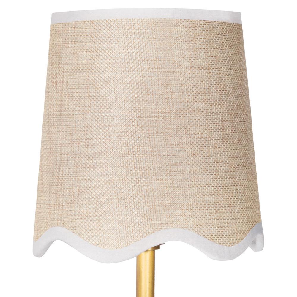 Ariel Natural Brass Steel Armed Wall Sconce|