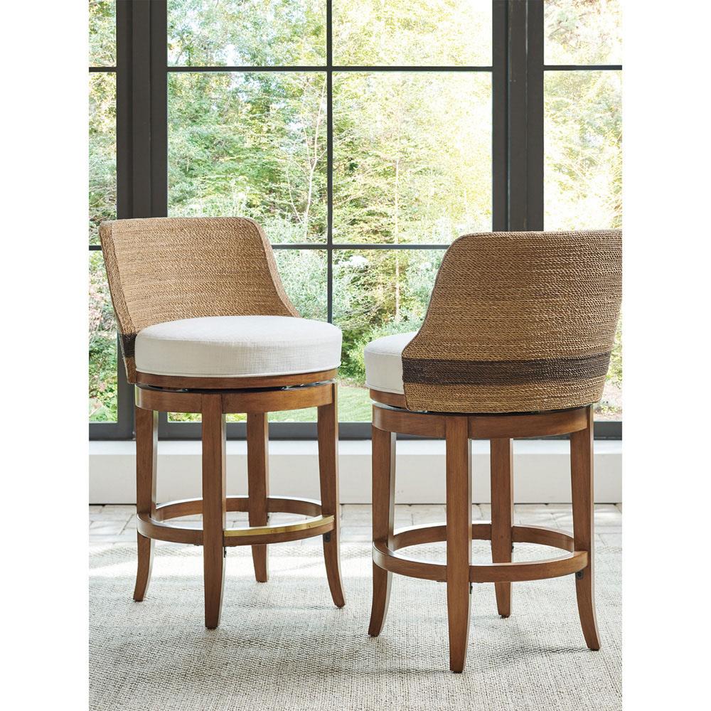 Seagrass Counter Coastal Counter Stools Woven Seagrass Bar Stools