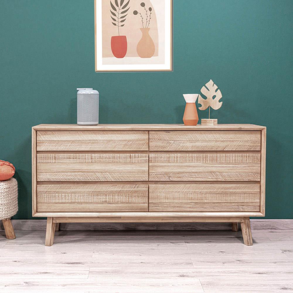beach style dresser Handcrafted Beach Theme 6 drawer dresser
