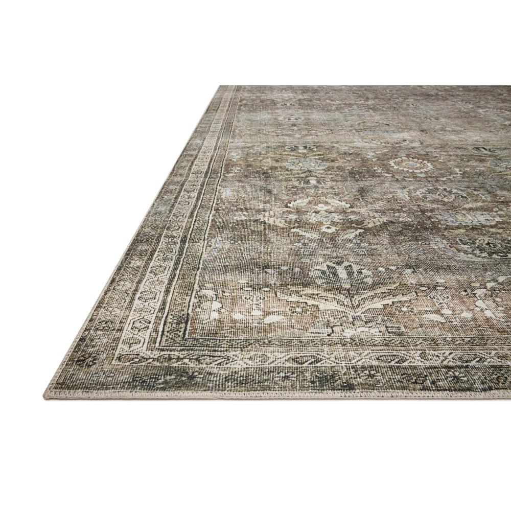Layla Global Bazaar Grey Moss Patterned Rug - 3'6"x5'6"|