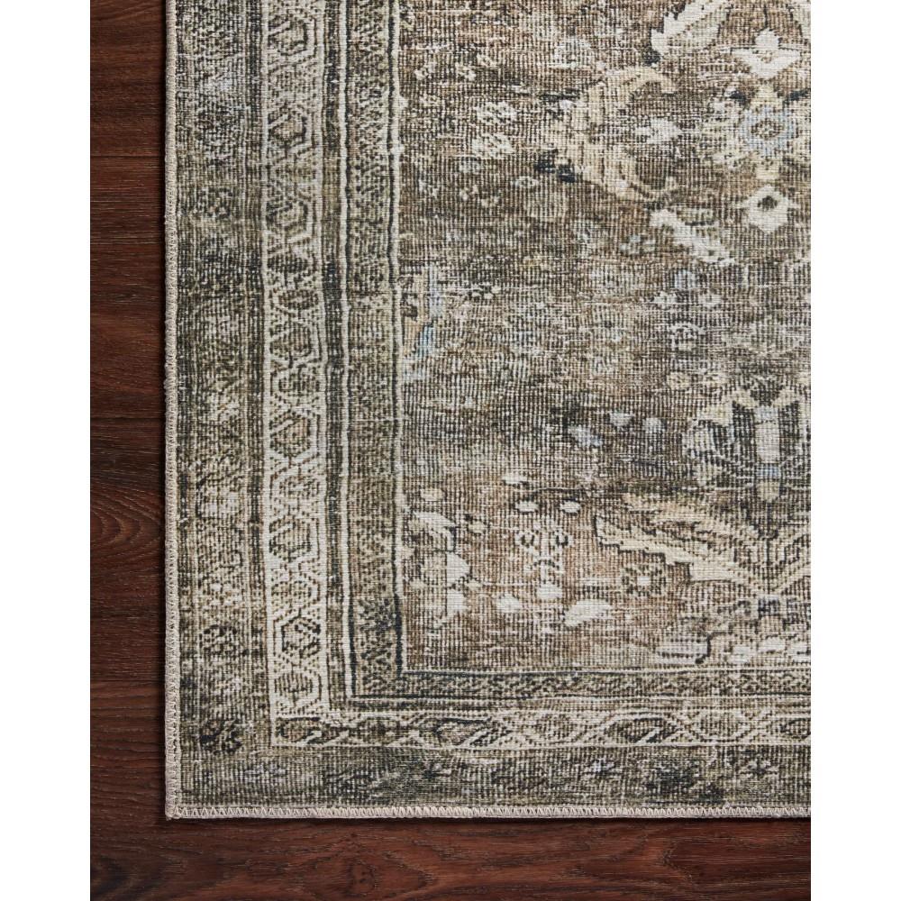 Layla Global Bazaar Grey Moss Patterned Rug - 3'6"x5'6"|