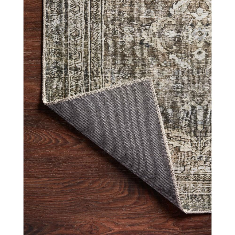 Layla Global Bazaar Grey Moss Patterned Rug - 3'6"x5'6"|