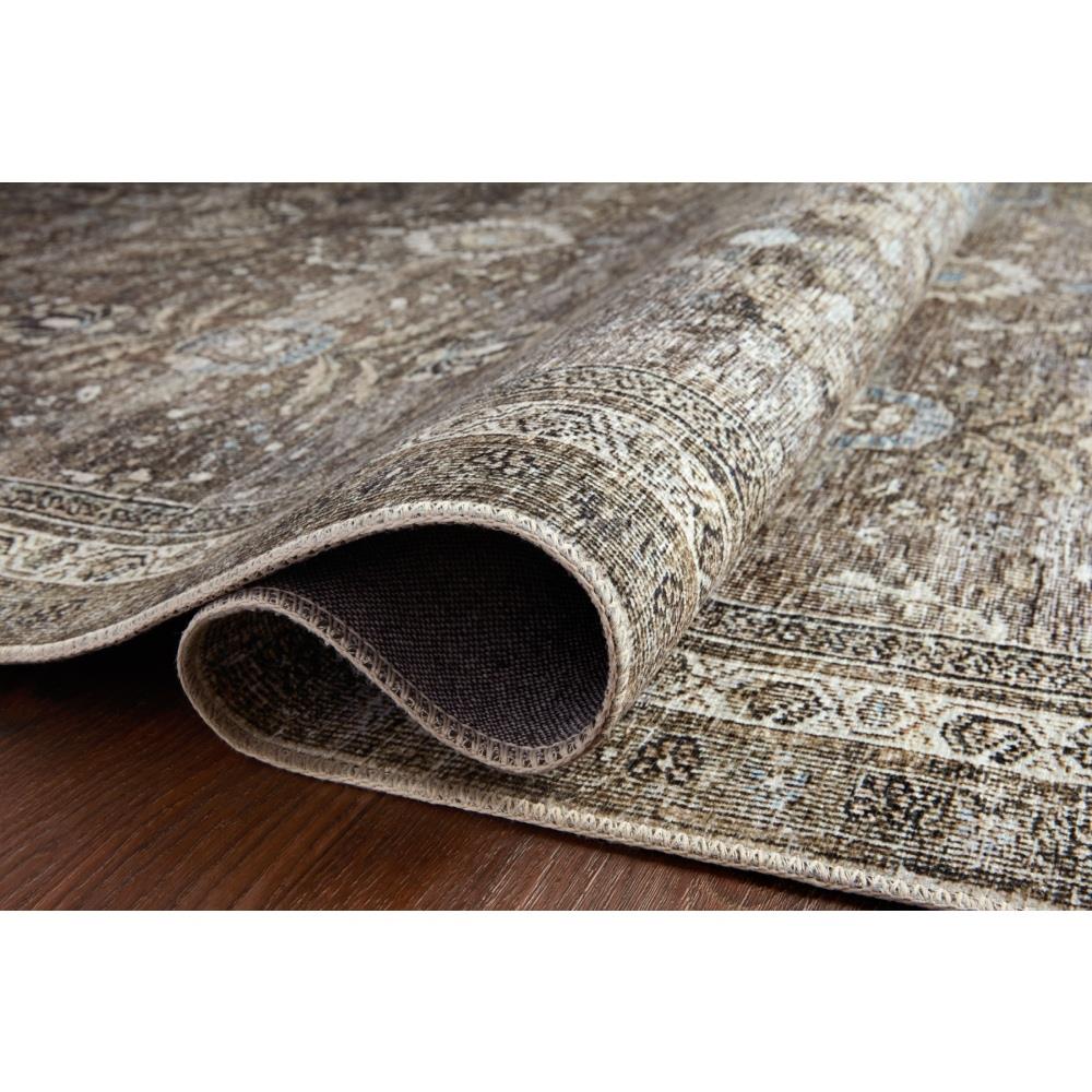 Layla Global Bazaar Grey Moss Patterned Rug - 3'6"x5'6"|