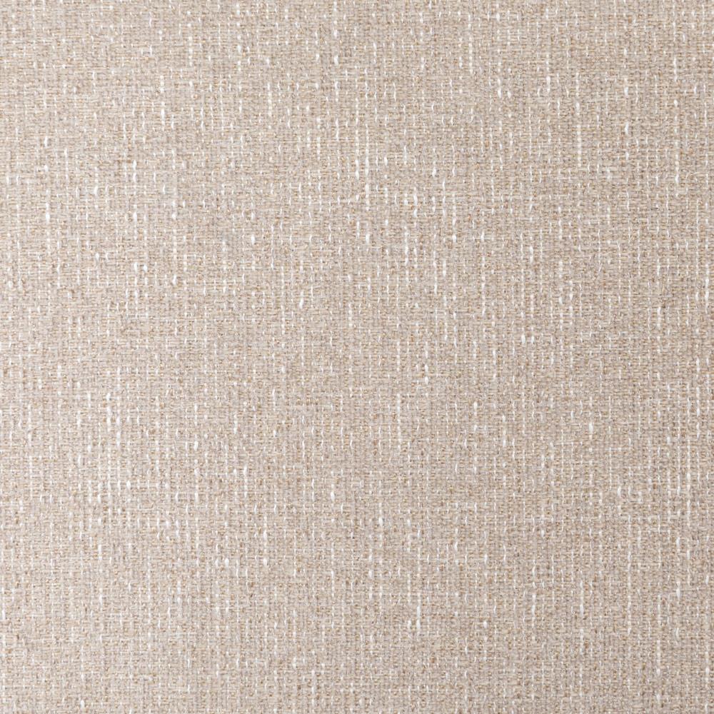 Penelope Industrial Off White Upholstered Matte Black Iron Barrel Counter Stool|