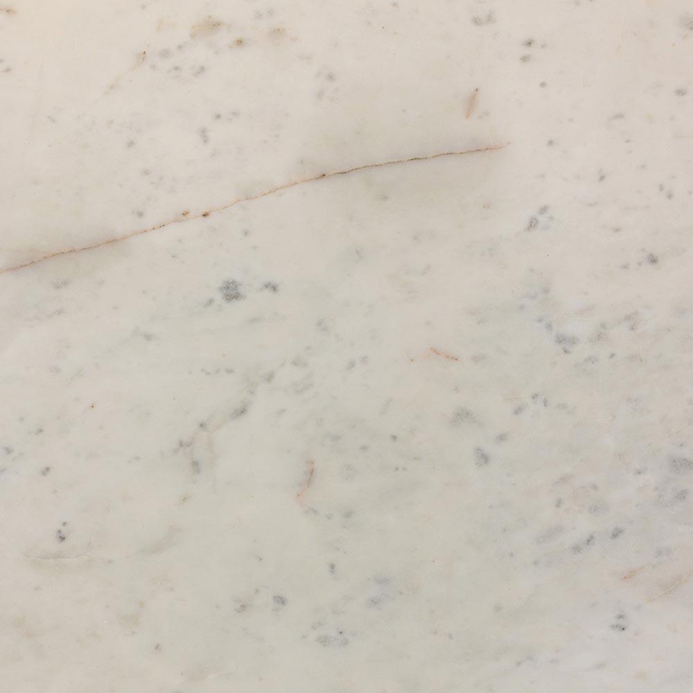 Sohail Coastal Beach White Marble Brown Acacia Wood Kitchen Island - 62"|