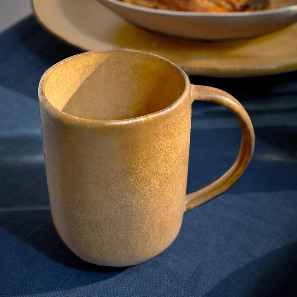 L'Objet Terra Modern Classic Brown Porcelain Mug|