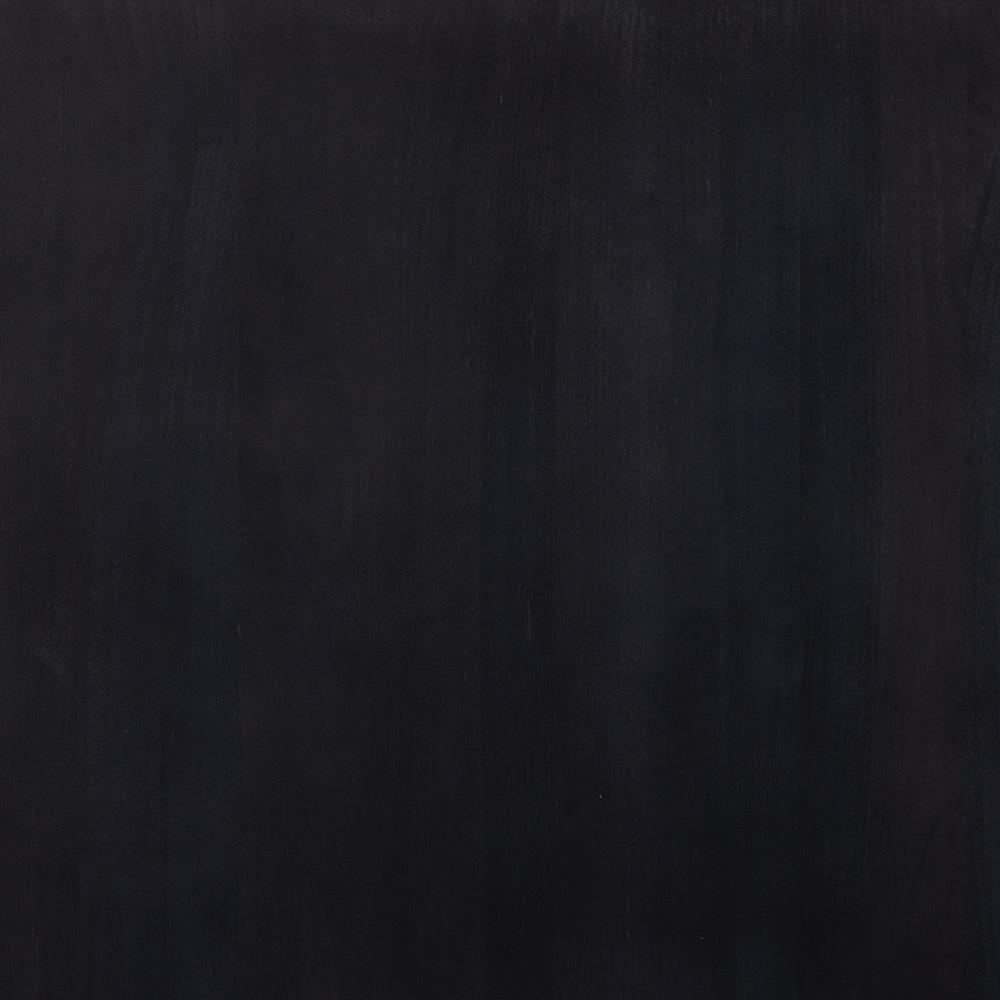 Isaac Rustic Lodge Black Wood 5 Drawer 1 Door Executive Desk|