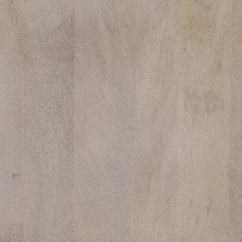 Madison Mid Century Washed Grey Mango Wood Black Iron 4 Door Media Cabinet - 56"W|