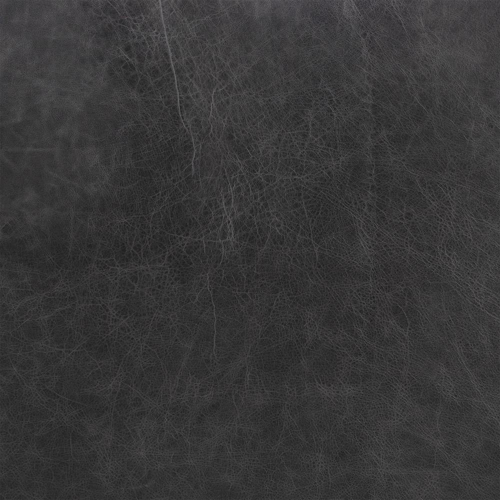 Celeste Rustic Lodge Black Upholstered Leather Brown Wood Tufted Seat Sofa - 90"W|