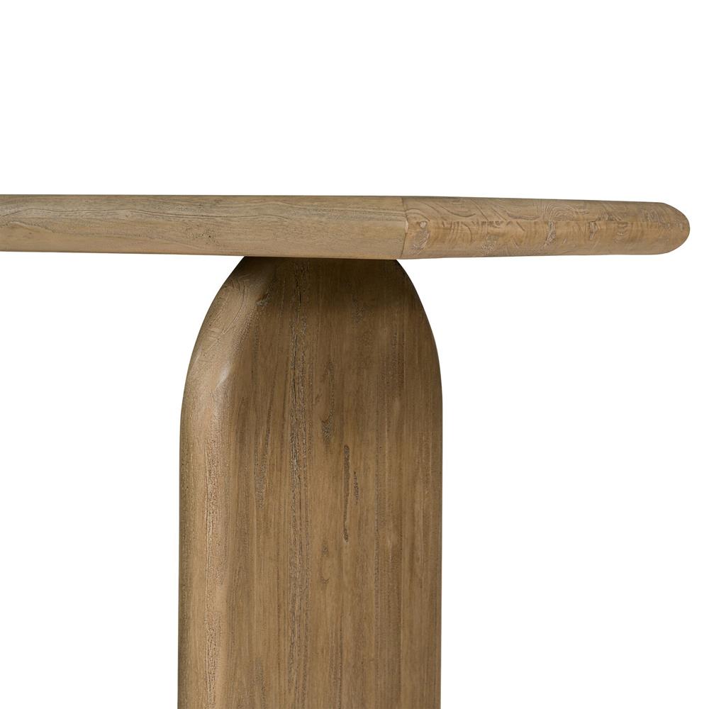 Suriya Rustic Lodge Brown Wood Rectangular Console Table|