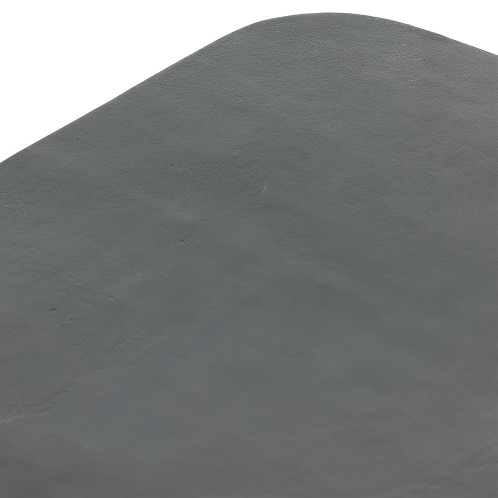 Artemio Industrial Loft Dark Grey Aluminum Square Outdoor End Table|