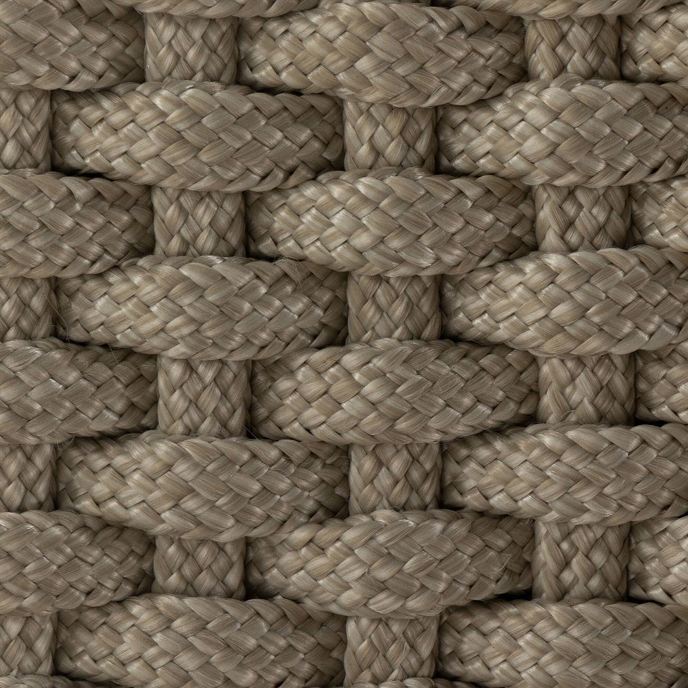 Dion Coastal Beach Light Brown Woven Rope Natural Teak Wood Outdoor Arm Chair|