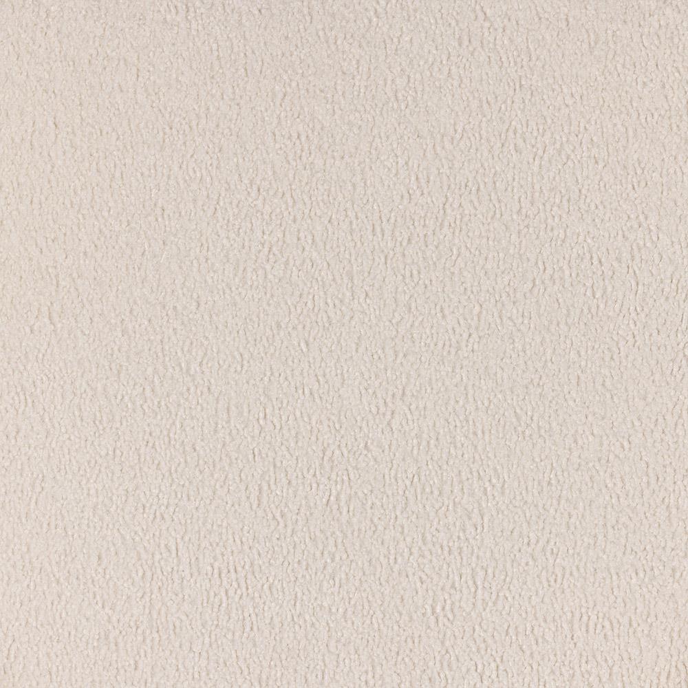 Kaden Modern Classic Cream Upholstered Boucle Brown Wood Chaise Lounge|