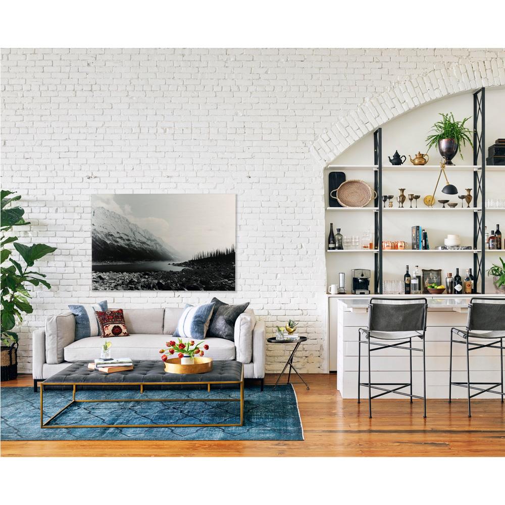 Soledad Industrial Loft Brown Aluminum Tripod Base Outdoor Oval Side Table|