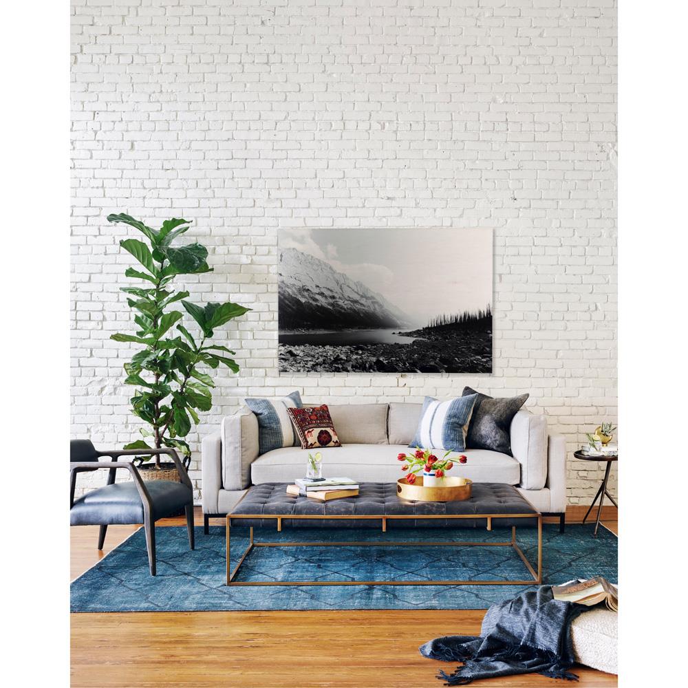 Soledad Industrial Loft Brown Aluminum Tripod Base Outdoor Oval Side Table|