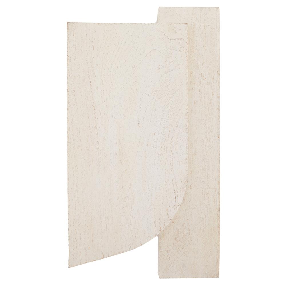 Pierson French Country White Mango Wood Wall Plaques - Set of 3|