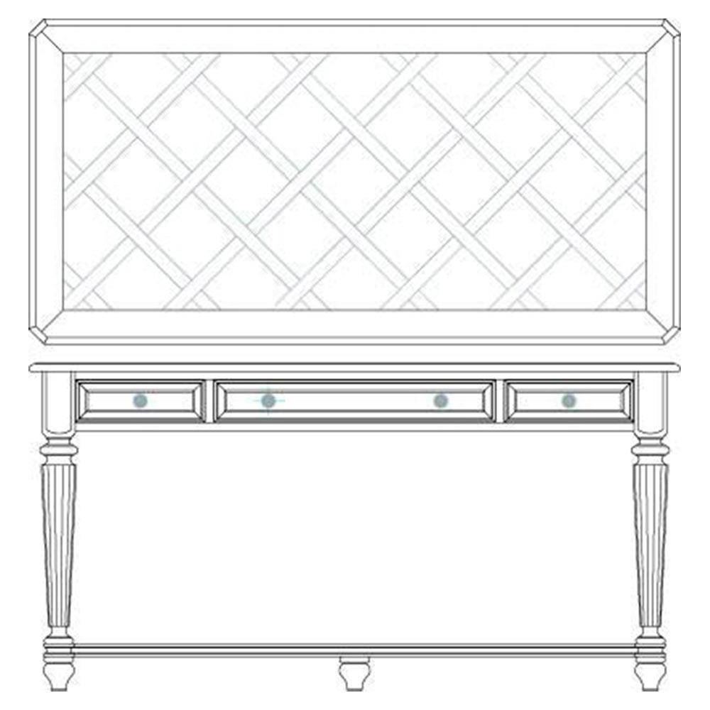 Heaven Updated Traditional Distressed Brown Wood Desk|