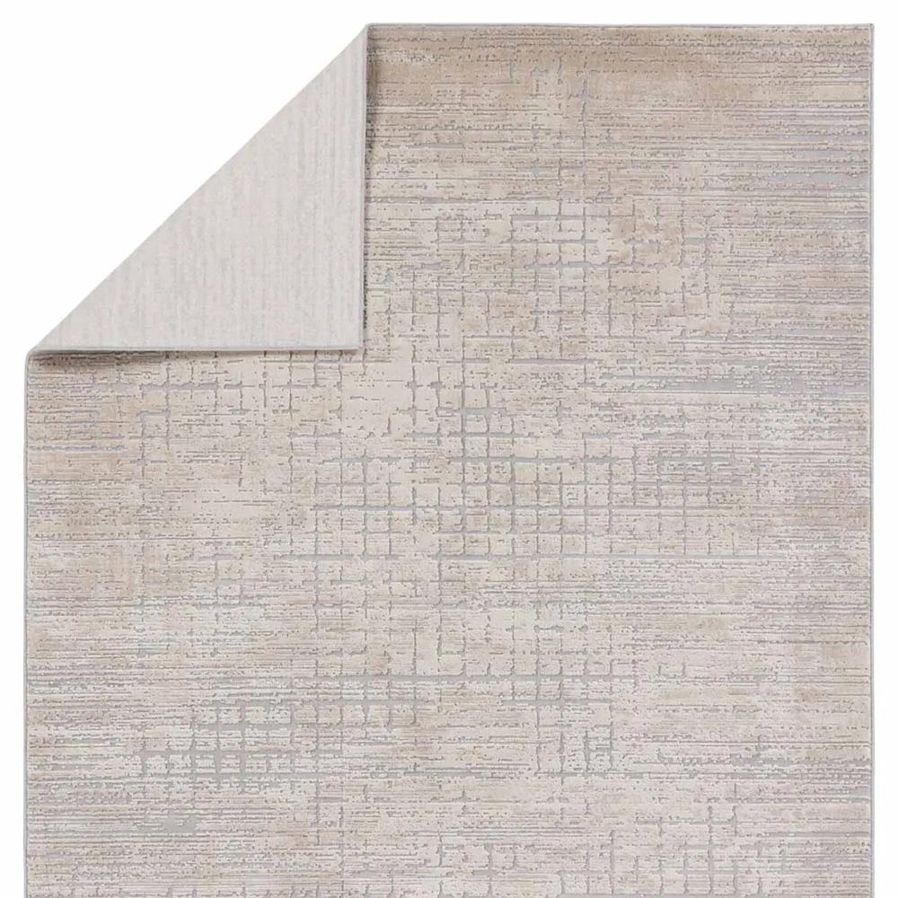 Marinett Modern Classic Beige Abstract Patterned Rug - 6'5"x9'6"|