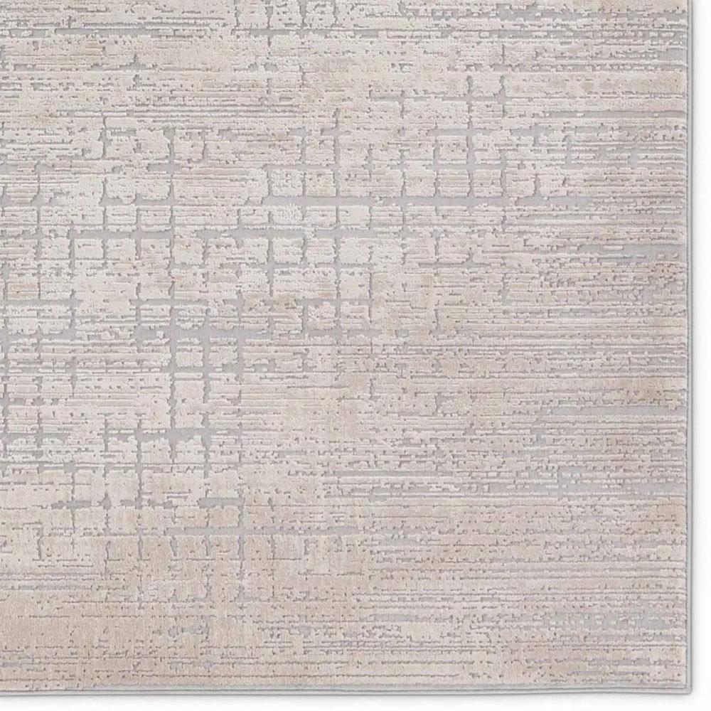 Marinett Modern Classic Beige Abstract Patterned Rug - 6'5"x9'6"|