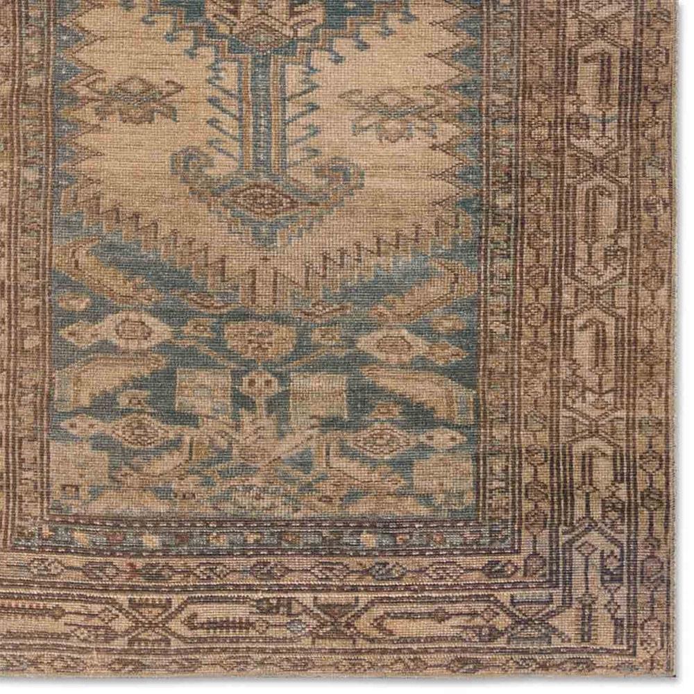 Ayden Global Bazaar Brown Ushak Patterned Rug - 4'x8'|