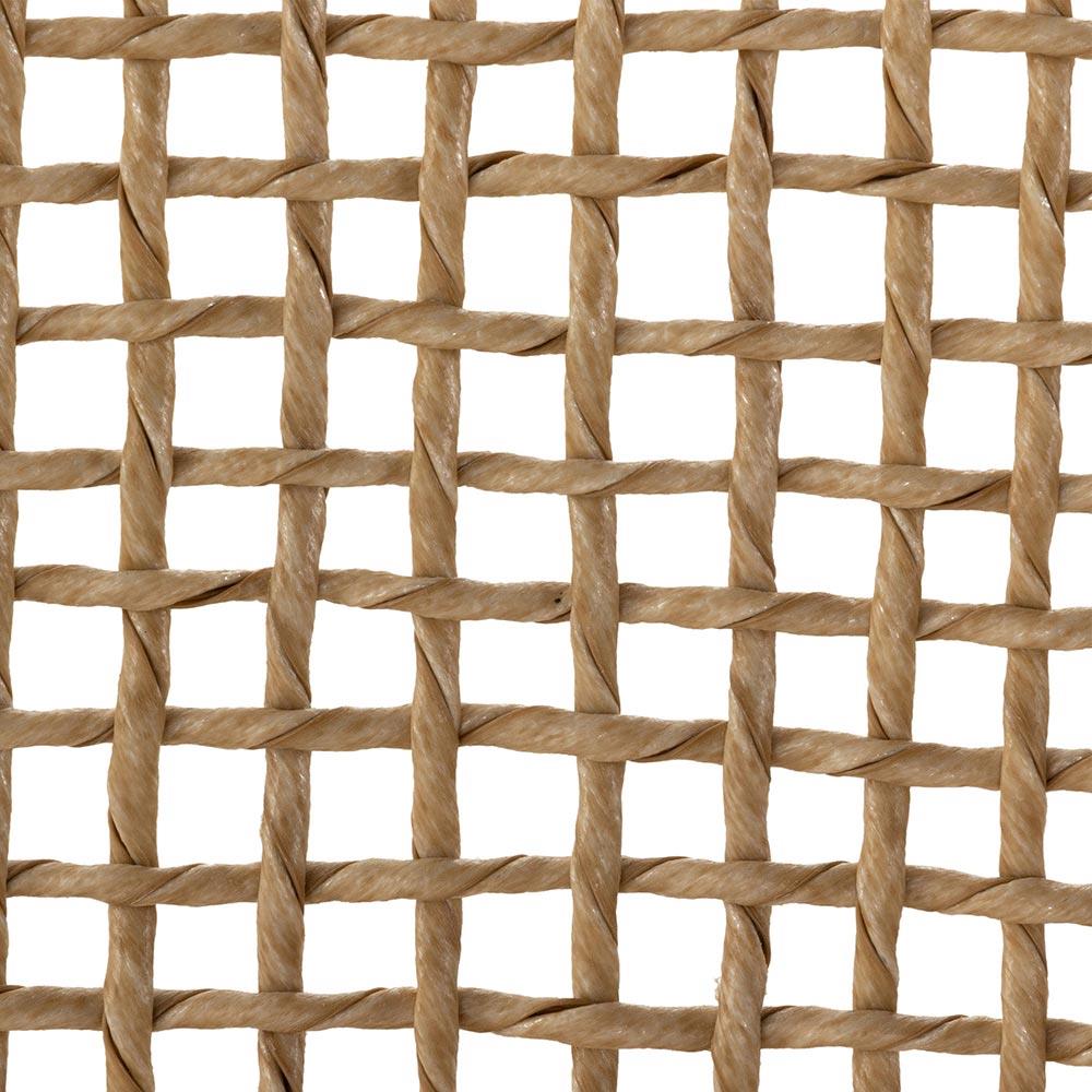 Lani Coastal Beach White Cushion Brown Woven Wicker Outdoor Sofa - 63"W|